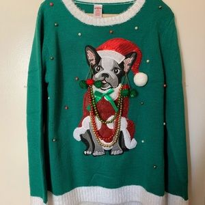 Dog Tacky Christmas Sweater